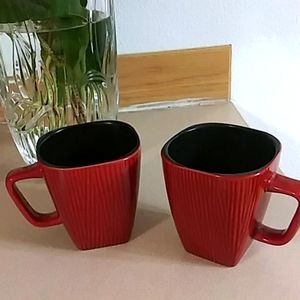 Red bamboo by Home Essentials (set)